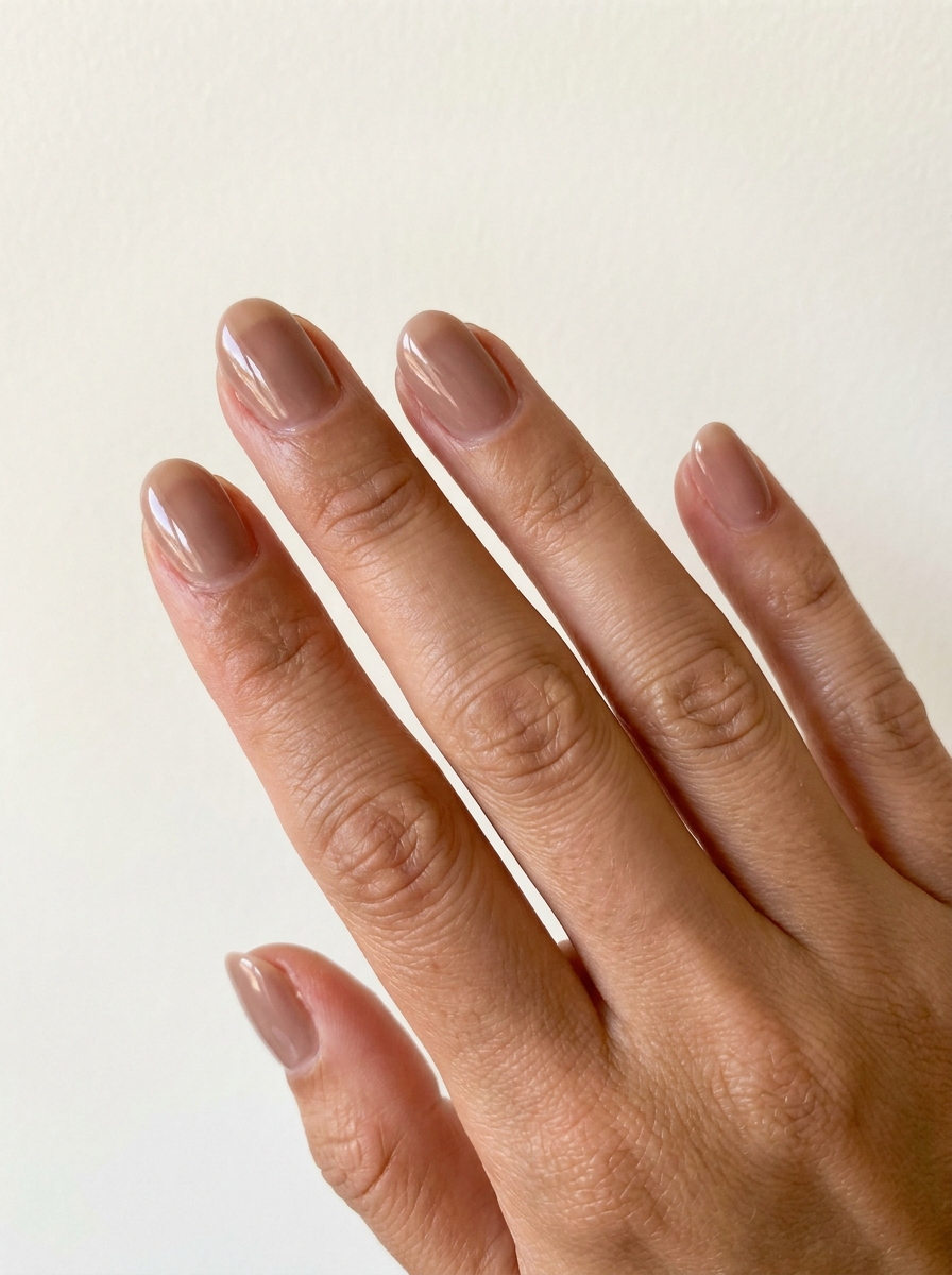 Milky Mocha Nails als Herbst Beauty Trends Inspiration 2026